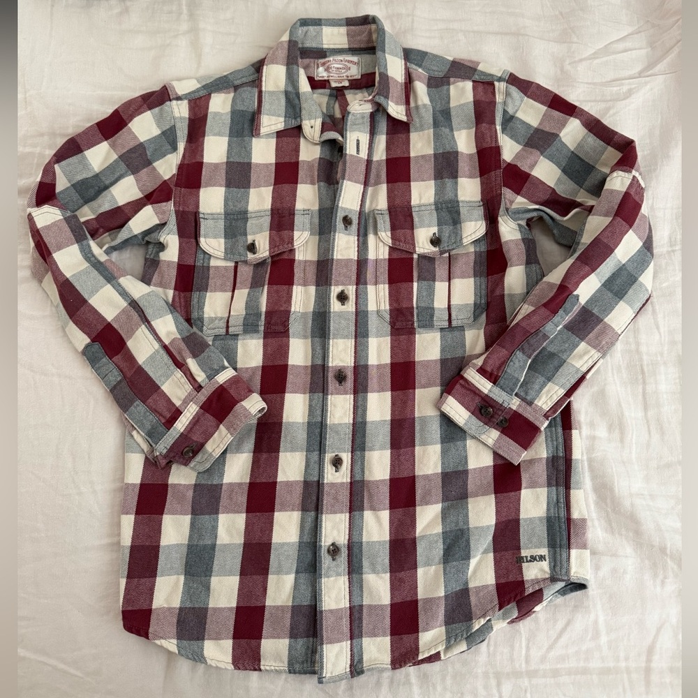 FILSON Alaskan Guide Scout Shirt Men’s XS Cotton Twill